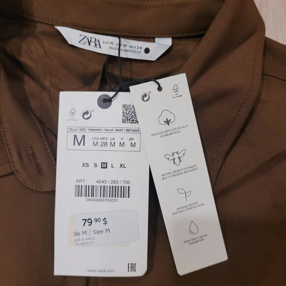 NWT ZARA | Cropped Jacket | Sz. M - Picture 5 of 8